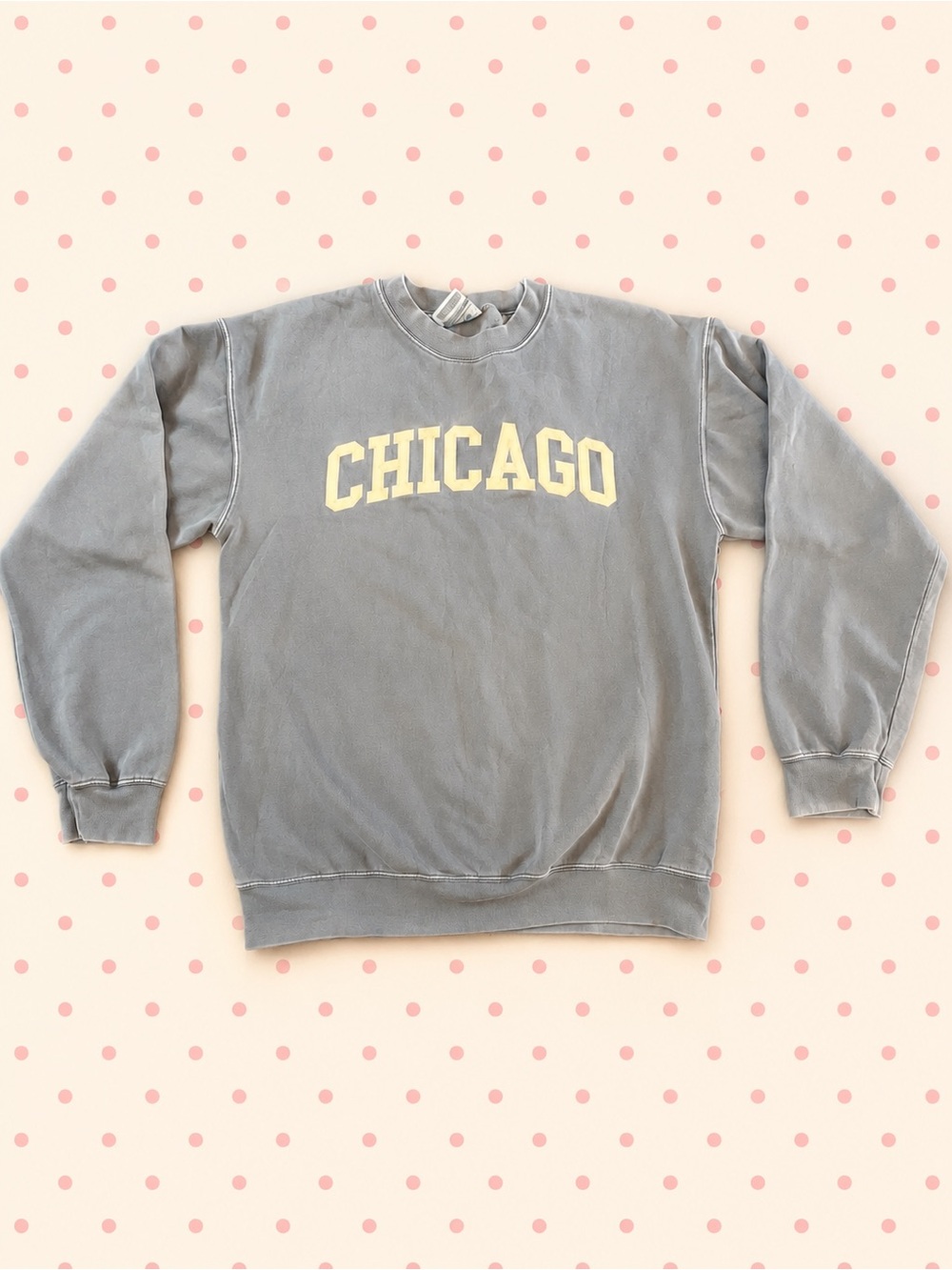 Chicago Graphic Crewneck Sweatshirt - blue